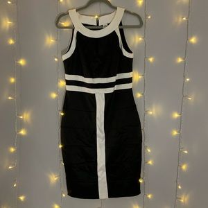 Sangria Women’s Size 8 Dress Black and White